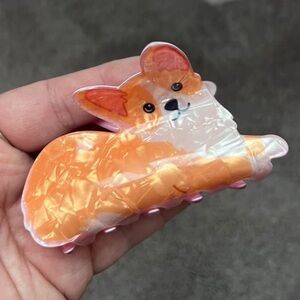 Cute Small Corgi Hair Clip